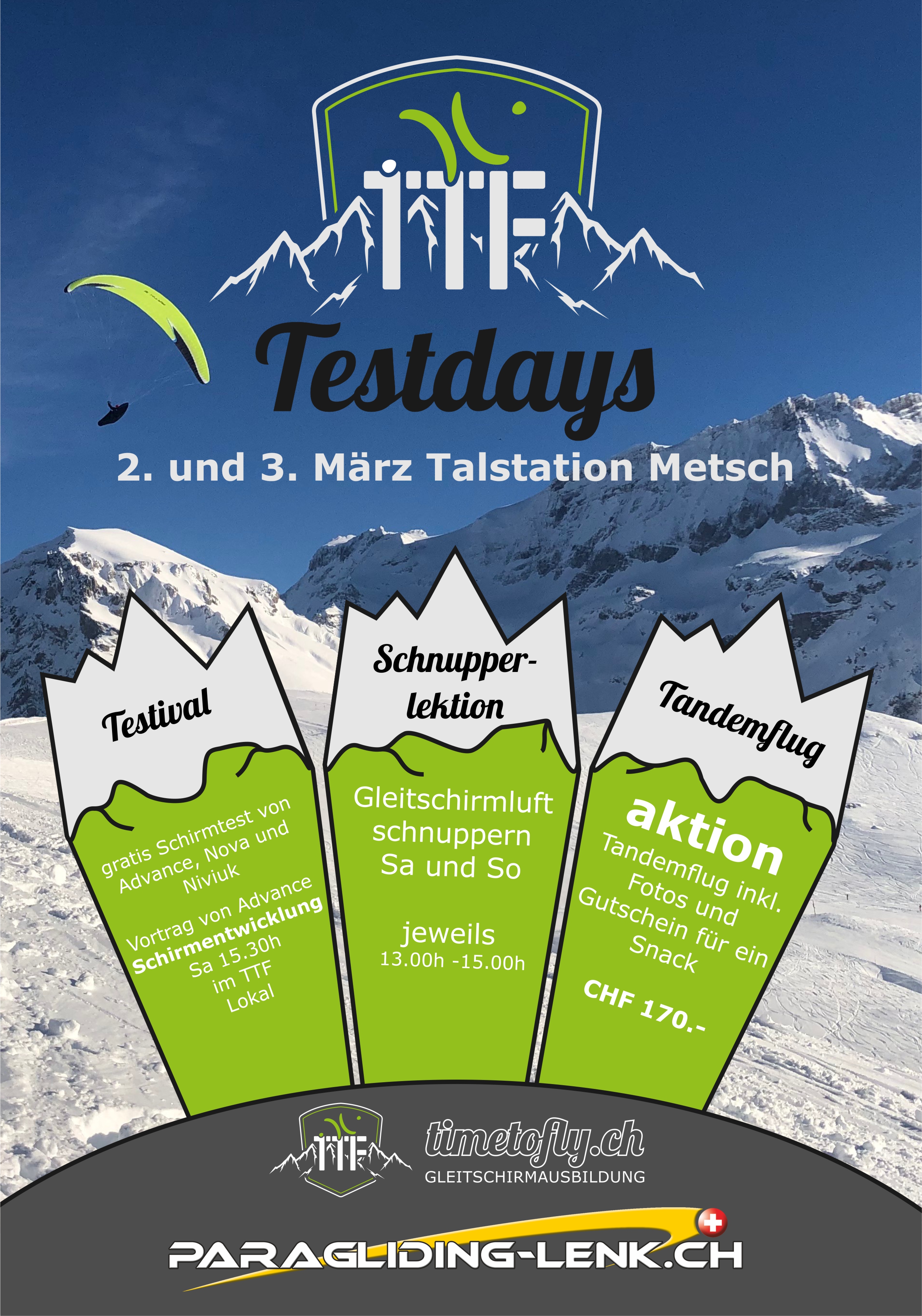 Testdays an der Lenk