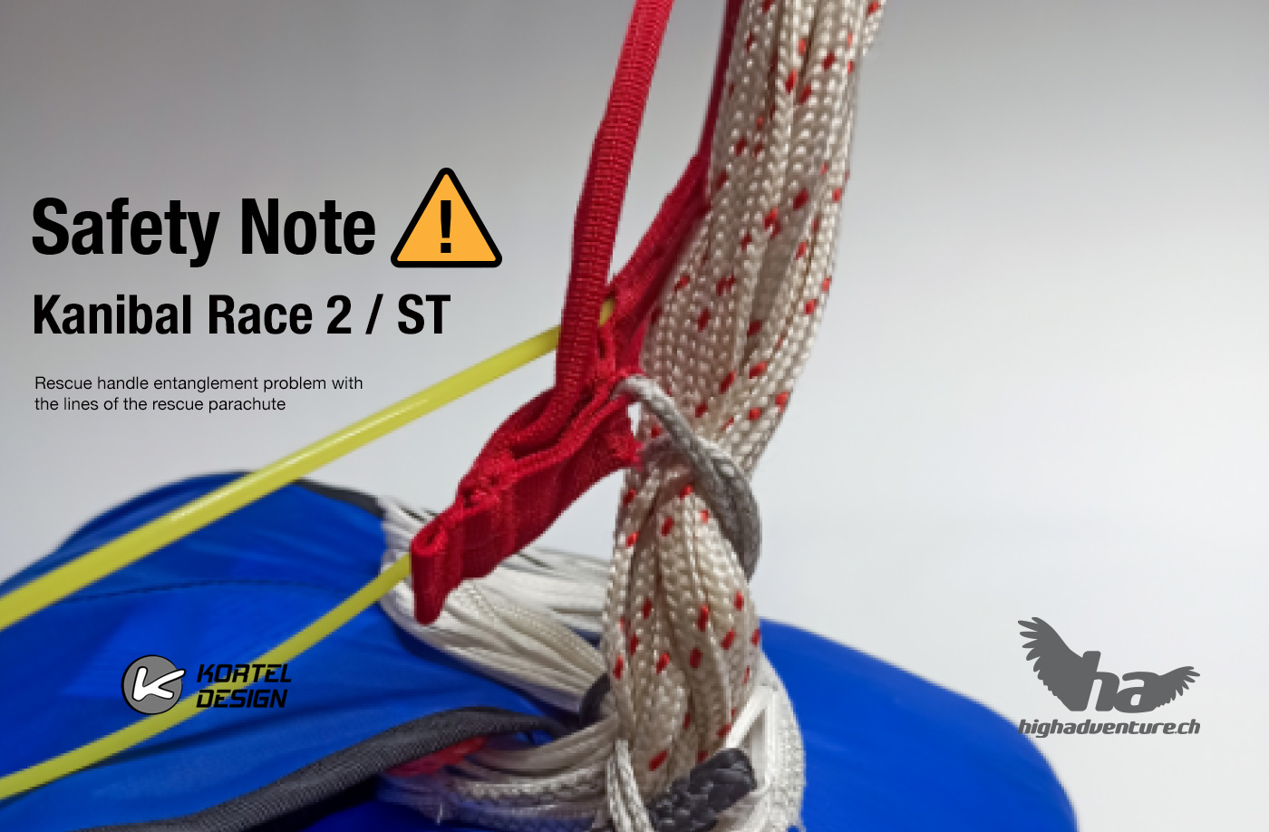 Kortel Kanibal Race 2 / ST Safety Note